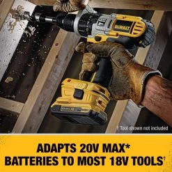 Dewalt DCA2203C 20V MAX Lithium-Ion Battery/Charger/Adapter Kit For 18V Cordless Tools With 2 Batteries (2 Ah) -Dewalt Sales 2022 dewndca2203c b