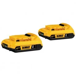 Dewalt DCA2203C 20V MAX Lithium-Ion Battery/Charger/Adapter Kit For 18V Cordless Tools With 2 Batteries (2 Ah) -Dewalt Sales 2022 dewndca2203c c