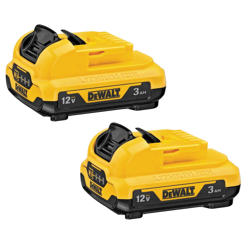 Dewalt DCB124-2 2-Piece 12V MAX 3 Ah Lithium-Ion Batteries 2 Dewalt DCB124-2 2-Piece 12V MAX 3 Ah Lithium-Ion Batteries - Image 2