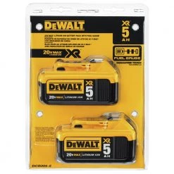Dewalt DCB205-2 20V MAX XR Premium 5 Ah Lithium-Ion Battery (2-Pack) 5 Dewalt DCB205-2 20V MAX XR Premium 5 Ah Lithium-Ion Battery (2-Pack) -Dewalt Sales 2022 dewndcb205 2 b