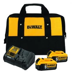 Dewalt DCB205-2CK 20V MAX XR 5 Ah Lithium-Ion Battery (2-Pack) And Charger Starter Kit