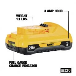 Dewalt DCB230-2 20V MAX 3 Ah Lithium-Ion Compact Battery (2-Pack) -Dewalt Sales 2022 dewndcb230 2 g