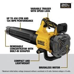 Dewalt DCBL722B 20V MAX XR Lithium-Ion Brushless Handheld Cordless Blower (Tool Only) -Dewalt Sales 2022 dewndcbl722b g