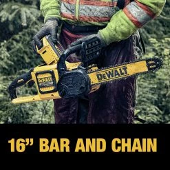 Dewalt DCCS670X1 60V 3.0 Ah FLEXVOLT Cordless Lithium-Ion Brushless 16 In. Chainsaw Kit -Dewalt Sales 2022 dewndccs670x1 l