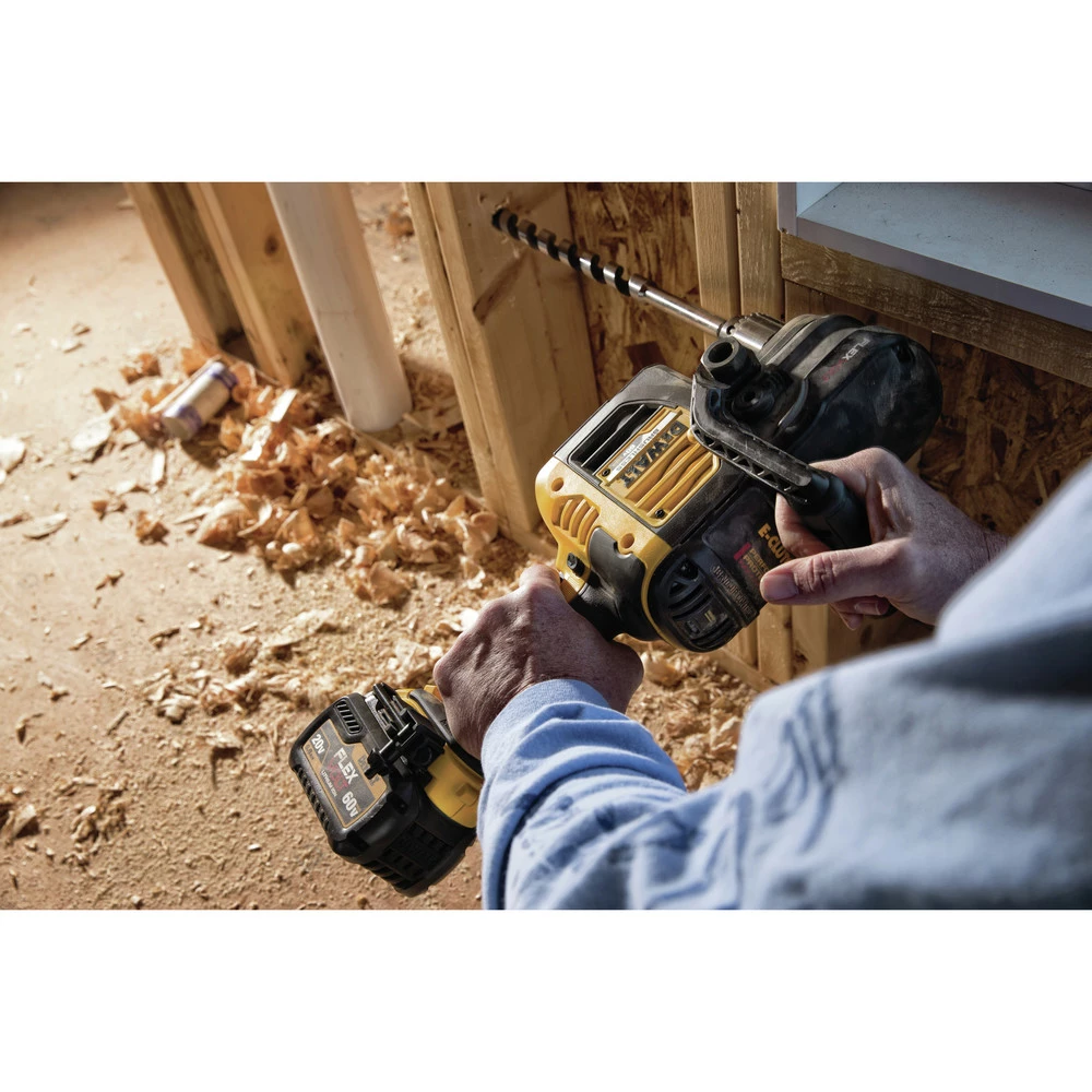 Dewalt DCD460T2 FlexVolt 60V MAX Lithium-Ion Variable Speed 1/2 In. Cordless Stud And Joist Drill Kit With (2) 6 Ah Batteries 3 Dewalt DCD460T2 FlexVolt 60V MAX Lithium-Ion Variable Speed 1/2 In. Cordless Stud And Joist Drill Kit With (2) 6 Ah Batteries - Image 3