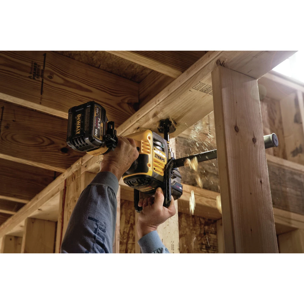 Dewalt DCD460T2 FlexVolt 60V MAX Lithium-Ion Variable Speed 1/2 In. Cordless Stud And Joist Drill Kit With (2) 6 Ah Batteries 4 Dewalt DCD460T2 FlexVolt 60V MAX Lithium-Ion Variable Speed 1/2 In. Cordless Stud And Joist Drill Kit With (2) 6 Ah Batteries - Image 4
