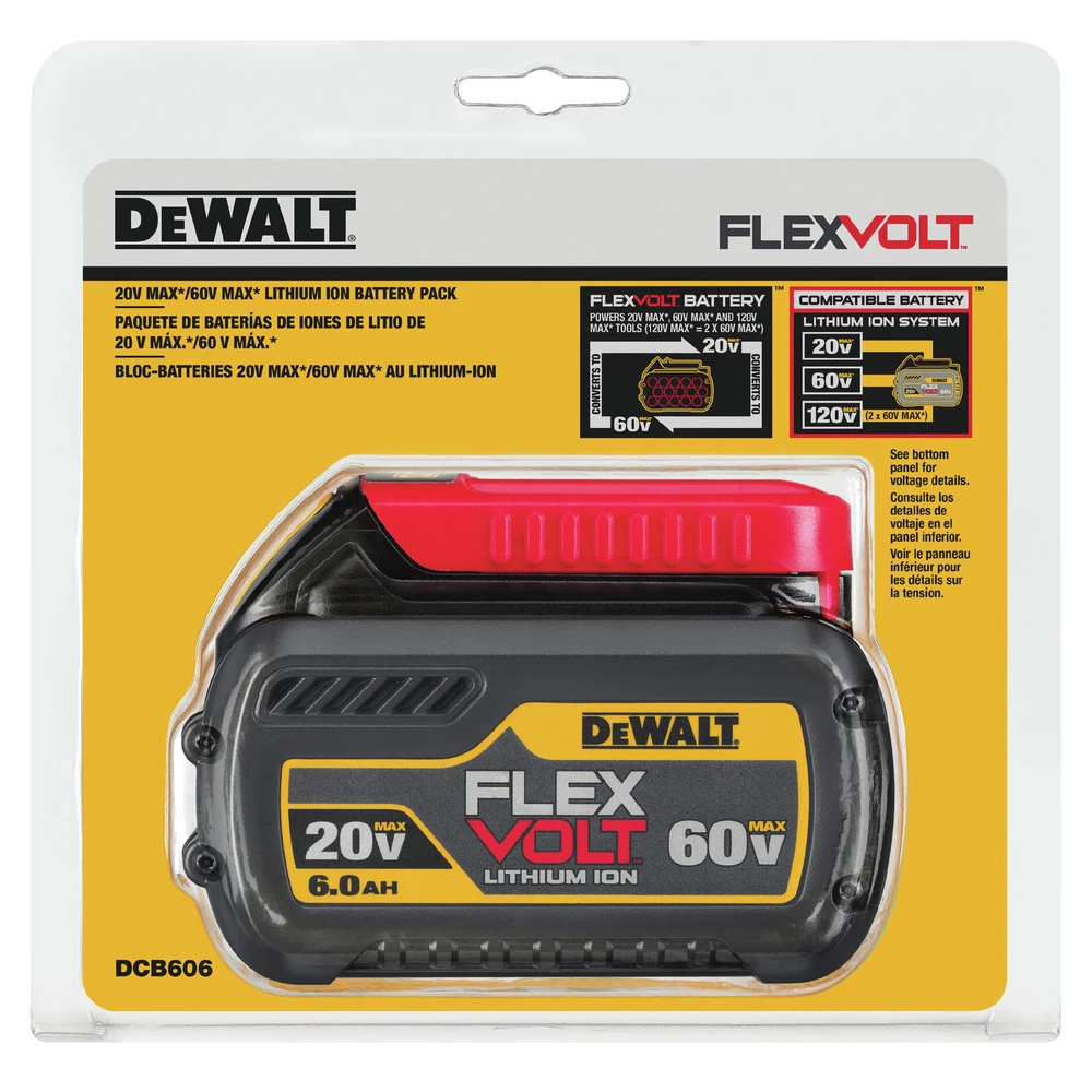 Dewalt DCD460T2 FlexVolt 60V MAX Lithium-Ion Variable Speed 1/2 In. Cordless Stud And Joist Drill Kit With (2) 6 Ah Batteries 8 Dewalt DCD460T2 FlexVolt 60V MAX Lithium-Ion Variable Speed 1/2 In. Cordless Stud And Joist Drill Kit With (2) 6 Ah Batteries - Image 8