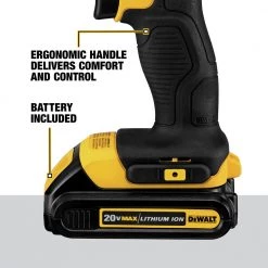 Dewalt DCD771C2 20V MAX Brushed Lithium-Ion 1/2 In. Cordless Compact Drill Driver Kit With 2 Batteries (1.3 Ah) -Dewalt Sales 2022 dewndcd771c2 g