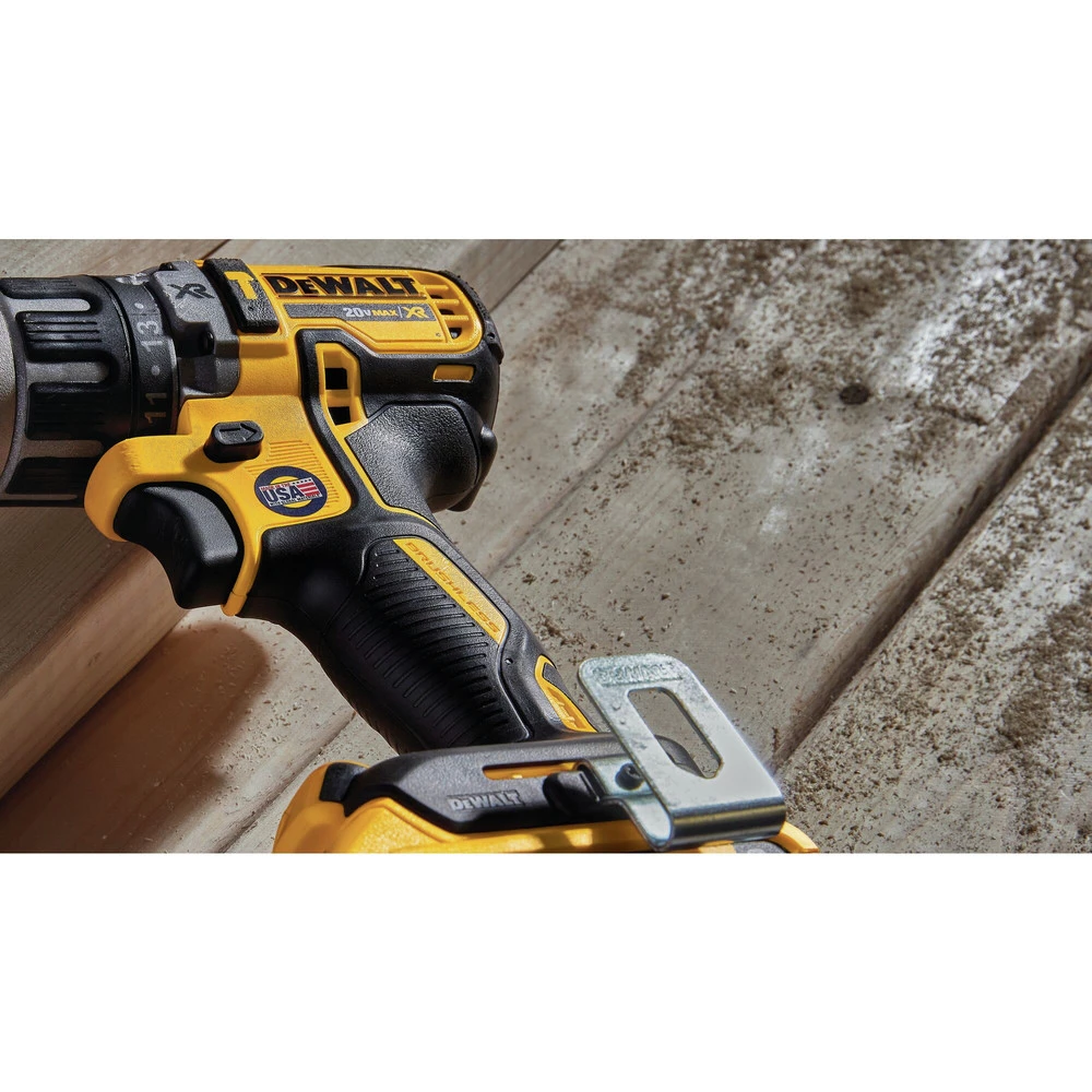 Dewalt DCD796D2 20V MAX XR Lithium-Ion Brushless Compact 2-Speed 1/2 In. Cordless Hammer Drill Kit (2 Ah) 6 Dewalt DCD796D2 20V MAX XR Lithium-Ion Brushless Compact 2-Speed 1/2 In. Cordless Hammer Drill Kit (2 Ah) - Image 6