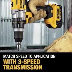Dewalt DCD980M2 20V MAX Lithium-Ion Premium 3-Speed 1/2 In. Cordless Drill Driver Kit (4 Ah) -Dewalt Sales 2022 dewndcd980m2 n