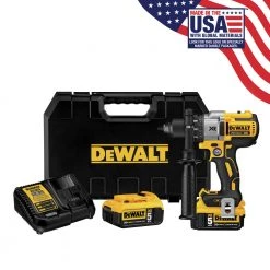 Dewalt DCD991P2 20V MAX XR Lithium-Ion Brushless 3-Speed 1/2 In. Cordless Drill Driver Kit (5 Ah) -Dewalt Sales 2022 dewndcd991p2 j