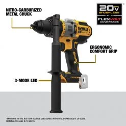 Dewalt DCD999B 20V MAX Brushless Lithium-Ion 1/2 In. Cordless Hammer Drill Driver With FLEXVOLT ADVANTAGE (Tool Only) -Dewalt Sales 2022 dewndcd999b j