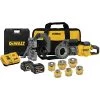 Dewalt DCE700X2K FLEXVOLT 60V MAX Lithium-Ion Cordless Pipe Threader Kit With (6) Die Heads (9 Ah)