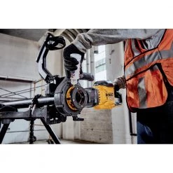 Dewalt DCE700X2K FLEXVOLT 60V MAX Lithium-Ion Cordless Pipe Threader Kit With (6) Die Heads (9 Ah) -Dewalt Sales 2022 dewndce700x2k q