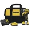 Dewalt DCF601F2 XTREME 12V MAX Brushless Lithium-Ion 1/4 In. Cordless Screwdriver Kit (2 Ah)