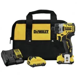 Dewalt DCF601F2 XTREME 12V MAX Brushless Lithium-Ion 1/4 In. Cordless Screwdriver Kit (2 Ah)