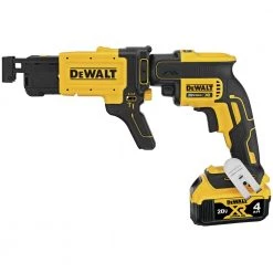 Dewalt DCF620CM2 20V MAX XR Brushless Lithium-Ion Cordless Drywall Screw Gun With Collated Screw Gun Attachment Kit (4 Ah) -Dewalt Sales 2022 dewndcf620cm2 h