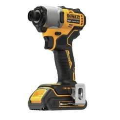 Dewalt DCF840C2 20V MAX Brushless Lithium-Ion 1/4 In. Cordless Impact Driver Kit With 2 Batteries (1.5 Ah) -Dewalt Sales 2022 dewndcf840c2 a