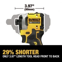 Dewalt DCF850P2 ATOMIC 20V MAX Brushless Lithium-Ion 1/4 In. Cordless 3-Speed Impact Driver Kit With 2 Batteries (5 Ah) -Dewalt Sales 2022 dewndcf850p2 m