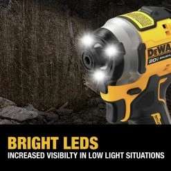 Dewalt DCF850P2 ATOMIC 20V MAX Brushless Lithium-Ion 1/4 In. Cordless 3-Speed Impact Driver Kit With 2 Batteries (5 Ah) -Dewalt Sales 2022 dewndcf850p2 o