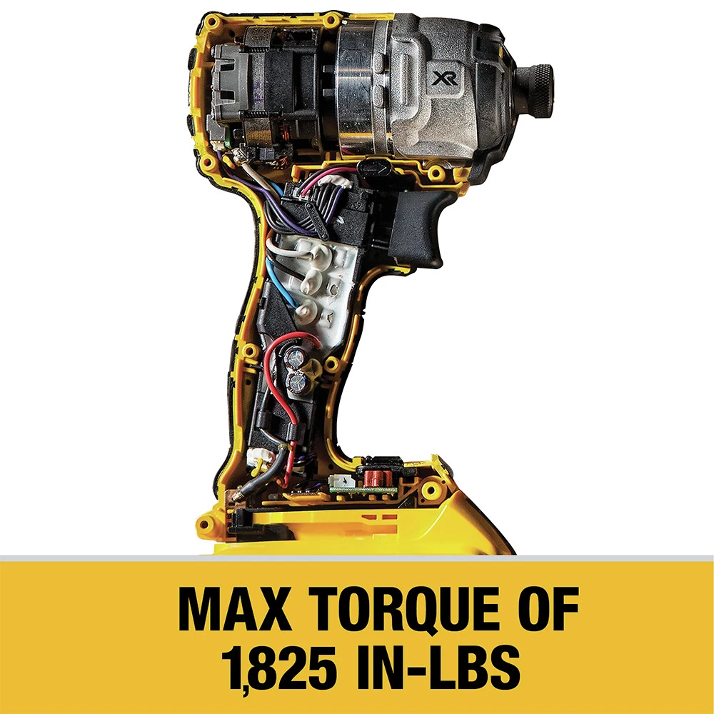 Dewalt DCF887P1 20V MAX XR Brushless Lithium-Ion 1/4 In. Cordless 3-Speed Impact Driver Kit (5 Ah) 6 Dewalt DCF887P1 20V MAX XR Brushless Lithium-Ion 1/4 In. Cordless 3-Speed Impact Driver Kit (5 Ah) - Image 6