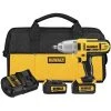 Dewalt DCF889HM2 20V MAX XR Brushed Lithium-Ion 1/2 In. Cordless High-Torque Impact Wrench With Hog Ring Anvil Kit With (2) 4 Ah Batteries
