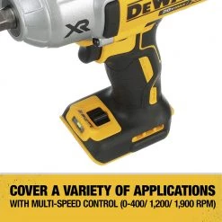 Dewalt DCF899M1 20V MAX XR Brushless Lithium-Ion 1/2 In. Cordless High Torque Impact Wrench With Detent Pin Anvil Kit (4 Ah) -Dewalt Sales 2022 dewndcf899m1 d