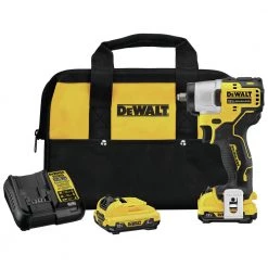 Dewalt DCF902F2 XTREME 12V MAX Brushless Lithium-Ion 3/8 In. Cordless Impact Wrench Kit With (2) 2 Ah Batteries