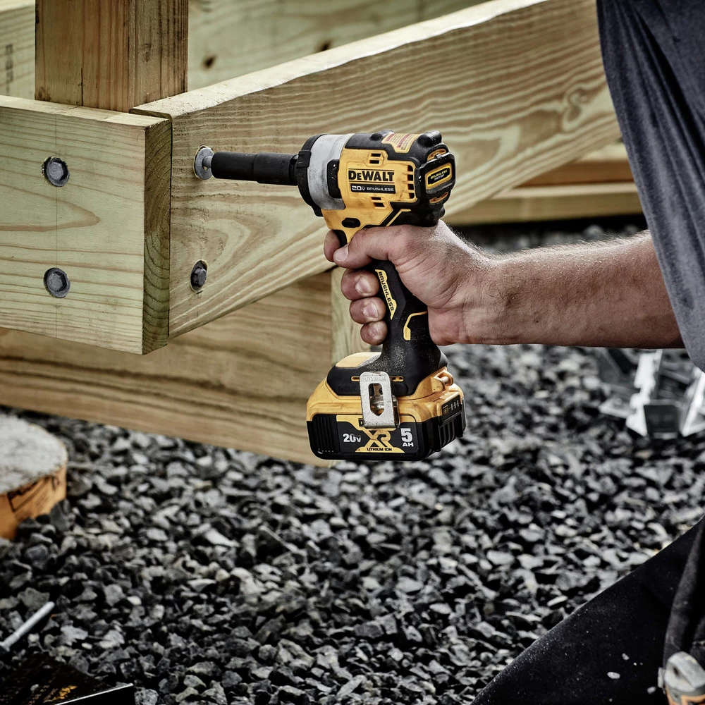 Dewalt DCF911B 20V MAX Brushless Lithium-Ion 1/2 In. Cordless Impact Wrench With Hog Ring Anvil (Tool Only) 8 Dewalt DCF911B 20V MAX Brushless Lithium-Ion 1/2 In. Cordless Impact Wrench With Hog Ring Anvil (Tool Only) - Image 8