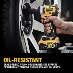 Dewalt DCF911P2 20V MAX Brushless Lithium-Ion 1/2 In. Cordless Impact Wrench With Hog Ring Anvil Kit With 2 Batteries (5 Ah) -Dewalt Sales 2022 dewndcf911p2 j