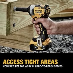 Dewalt DCF911P2 20V MAX Brushless Lithium-Ion 1/2 In. Cordless Impact Wrench With Hog Ring Anvil Kit With 2 Batteries (5 Ah) -Dewalt Sales 2022 dewndcf911p2 k