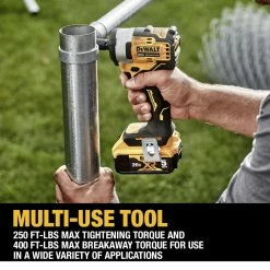 Dewalt DCF913P2 20V MAX Brushless Lithium-Ion 3/8 In. Cordless Impact Wrench With Hog Ring Anvil Kit With 2 Batteries (5 Ah) -Dewalt Sales 2022 dewndcf913p2 i