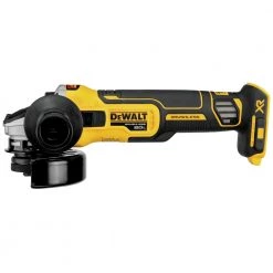 Dewalt DCG405B 20V MAX XR Brushless Lithium-Ion 4.5 In. Cordless Slide Switch Small Angle Grinder With Kickback Brake (Tool Only)