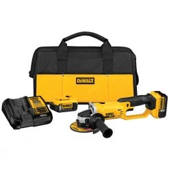 Dewalt DCG412P2 20V MAX Brushed Lithium-Ion 5 In. Cordless Grinder Kit With (2) 5 Ah Batteries