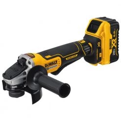 Dewalt DCG413R2 20V MAX XR Brushless Lithium-Ion 4-1/2 In. Cordless Paddle Switch Small Angle Grinder With Kickback Brake Kit With (2) 6 Ah Batteries -Dewalt Sales 2022 dewndcg413r2 b