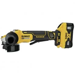 Dewalt DCG415W1 20V MAX XR POWER DETECT Brushless Lithium-Ion 4-1/2 In. - 5 In. Small Angle Grinder Kit (8 Ah) -Dewalt Sales 2022 dewndcg415w1 a