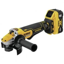 Dewalt DCG415W1 20V MAX XR POWER DETECT Brushless Lithium-Ion 4-1/2 In. - 5 In. Small Angle Grinder Kit (8 Ah) -Dewalt Sales 2022 dewndcg415w1 b