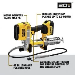Dewalt DCGG571M1 20V MAX Cordless Lithium-Ion Grease Gun (4 Ah) 21 Dewalt DCGG571M1 20V MAX Cordless Lithium-Ion Grease Gun (4 Ah) -Dewalt Sales 2022 dewndcgg571m1 l