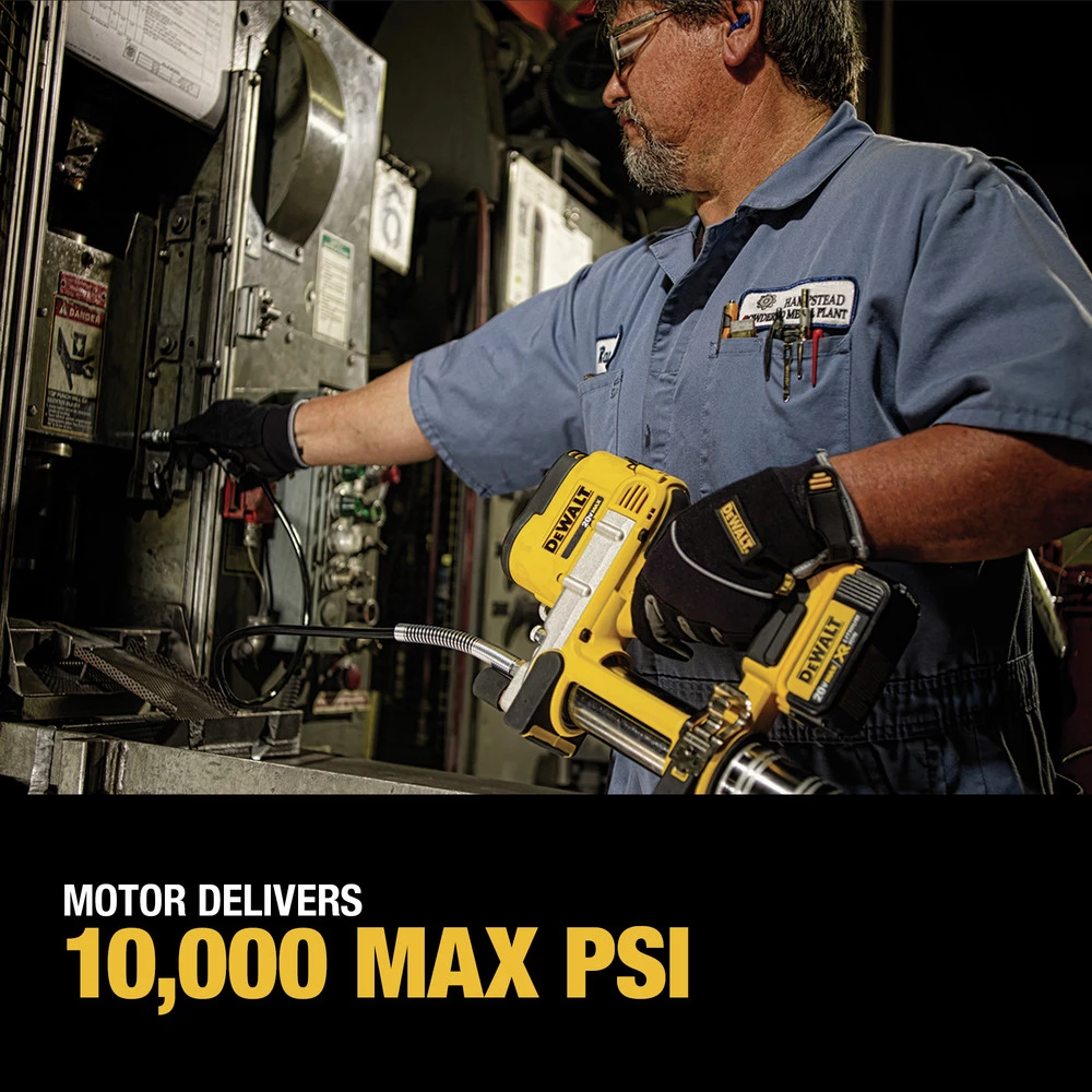 Dewalt DCGG571M1 20V MAX Cordless Lithium-Ion Grease Gun (4 Ah) 9 Dewalt DCGG571M1 20V MAX Cordless Lithium-Ion Grease Gun (4 Ah) - Image 9