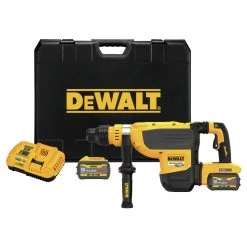 Dewalt DCH735X2 60V MAX Brushless Lithium-Ion 1-7/8 In. Cordless SDS MAX Combination Rotary Hammer Kit With 2 Batteries (9 Ah)