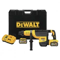 Dewalt DCH775X2 60V MAX Brushless Lithium-Ion 2 In. Cordless SDS MAX Combination Rotary Hammer Kit With 2 Batteries (9 Ah)