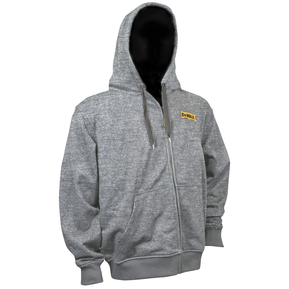 Dewalt DCHJ080B-S 20V MAX Li-Ion Heathered Gray Heated Hoodie (Jacket Only) - Small 1 Dewalt DCHJ080B-S 20V MAX Li-Ion Heathered Gray Heated Hoodie (Jacket Only) - Small