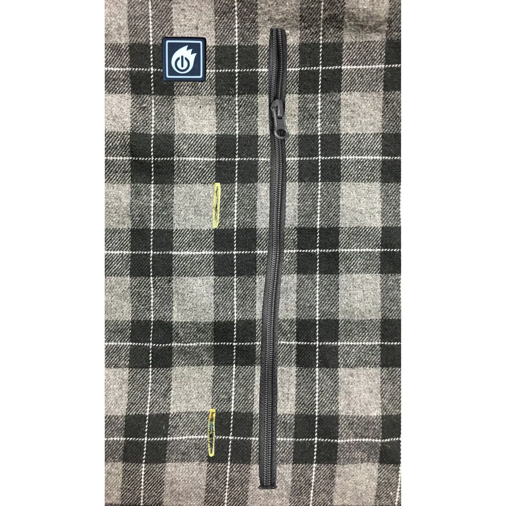 Dewalt DCHJ084CD1-XL 20V MAX Li-Ion Charcoal Women's Flannel Lined Diamond Quilted Heated Jacket Kit - XL 4 Dewalt DCHJ084CD1-XL 20V MAX Li-Ion Charcoal Women's Flannel Lined Diamond Quilted Heated Jacket Kit - XL - Image 4