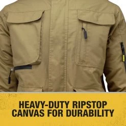 Dewalt DCHJ091B-S 20V Lithium-Ion Cordless Men's Heavy Duty Ripstop Heated Jacket (Jacket Only) - Small, Dune -Dewalt Sales 2022 dewndchj091b l b 2
