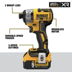 Dewalt DCK2100P2 20V MAX Brushless Cordless 1/2 In. Hammer Drill Driver / Impact Driver Combo Kit (5 Ah) 30 Dewalt DCK2100P2 20V MAX Brushless Cordless 1/2 In. Hammer Drill Driver / Impact Driver Combo Kit (5 Ah) -Dewalt Sales 2022 dewndck2100p2 g