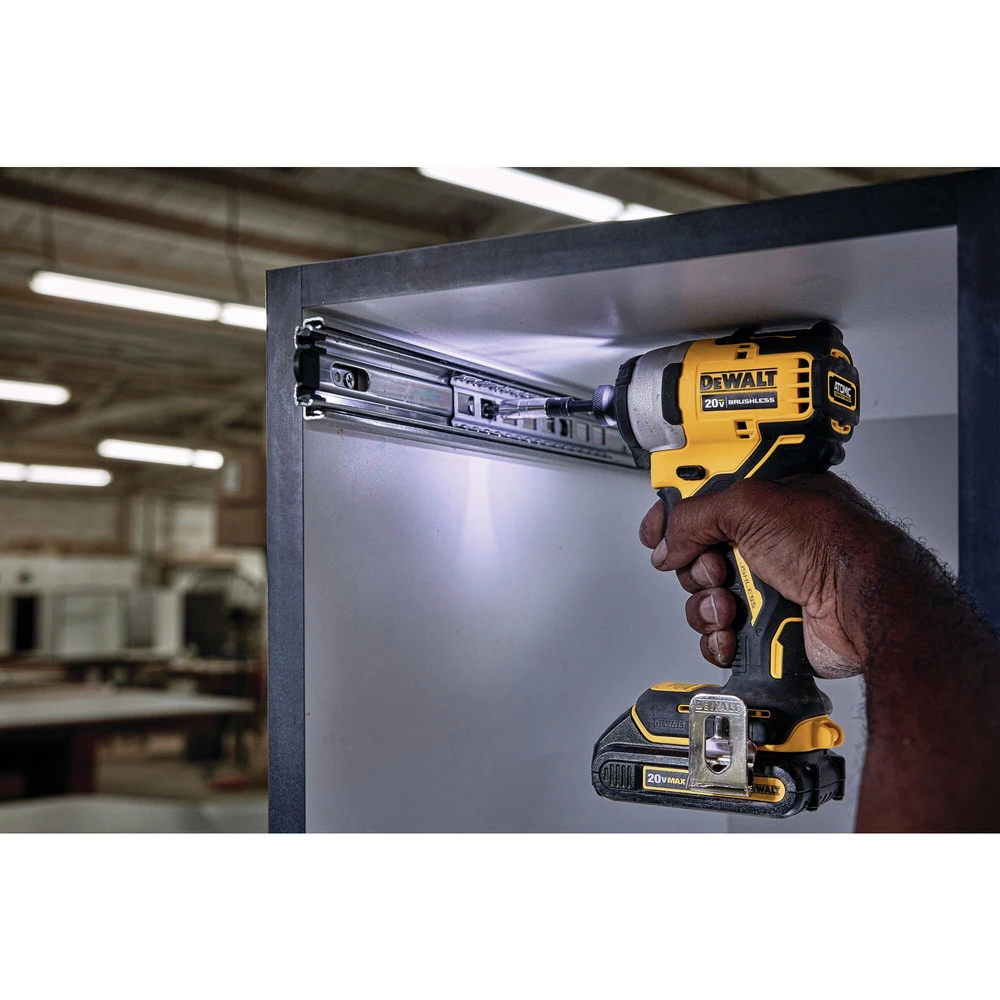 Dewalt DCK278C2 2-Tool Combo Kit - 20V MAX ATOMIC Brushless Cordless Drill Driver & Impact Driver Kit With 2 Batteries (1.3 Ah) 13 Dewalt DCK278C2 2-Tool Combo Kit - 20V MAX ATOMIC Brushless Cordless Drill Driver & Impact Driver Kit With 2 Batteries (1.3 Ah) - Image 13