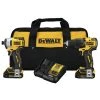 Dewalt DCK279C2 ATOMIC 20V MAX Lithium-Ion Brushless Cordless 1/2 In. Hammer Drill Driver / 1/4 In. Impact Driver Combo Kit