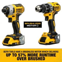 Dewalt DCK283D2 2-Tool Combo Kit - 20V MAX XR Brushless Cordless Compact Drill Driver & Impact Driver Kit With 2 Batteries (2 Ah) 28 Dewalt DCK283D2 2-Tool Combo Kit - 20V MAX XR Brushless Cordless Compact Drill Driver & Impact Driver Kit With 2 Batteries (2 Ah) -Dewalt Sales 2022 dewndck283d2 k