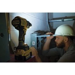 Dewalt DCK299D1T1 2-Tool Combo Kit - FLEXVOLT 20V MAX Cordless Hammer Drill & Impact Driver Kit With 2 Batteries (2 Ah/6 Ah) -Dewalt Sales 2022 dewndck299d1t1 m