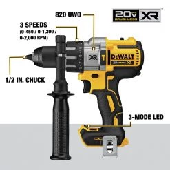 Dewalt DCK299P2 2-Tool Combo Kit - 20V MAX XR Brushless Cordless Hammer Drill & Impact Driver Kit With 2 Batteries (5 Ah) -Dewalt Sales 2022 dewndck299p2 n